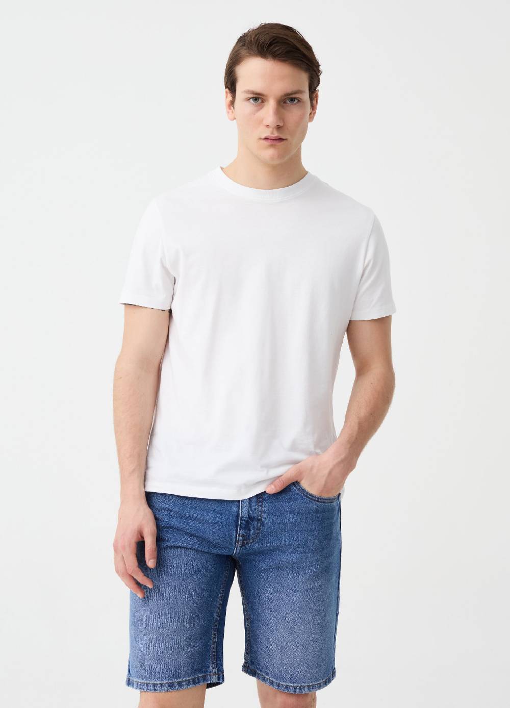 Ovs Bermuda slim fit in denim