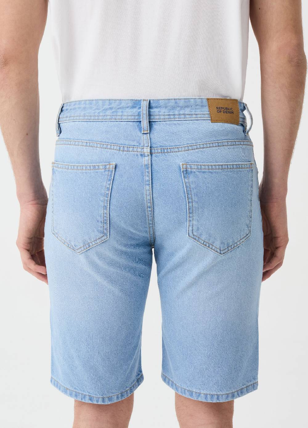 Ovs Bermuda Slim Fit In Denim