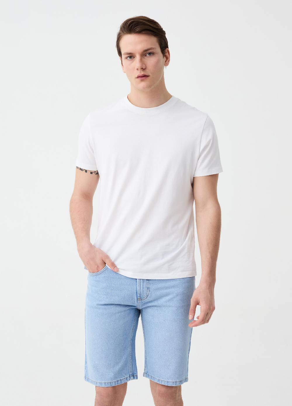 Ovs Bermuda slim fit in denim