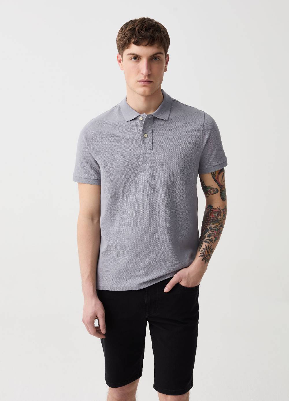 Ovs Bermuda slim fit in denim stretch