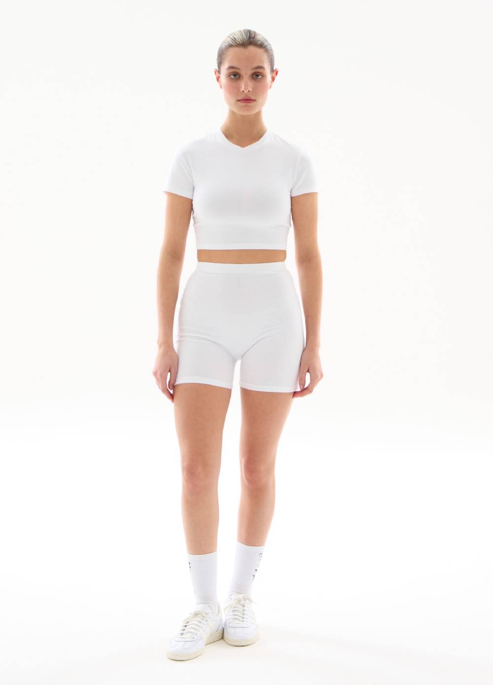 Ovs Biker Shorts White