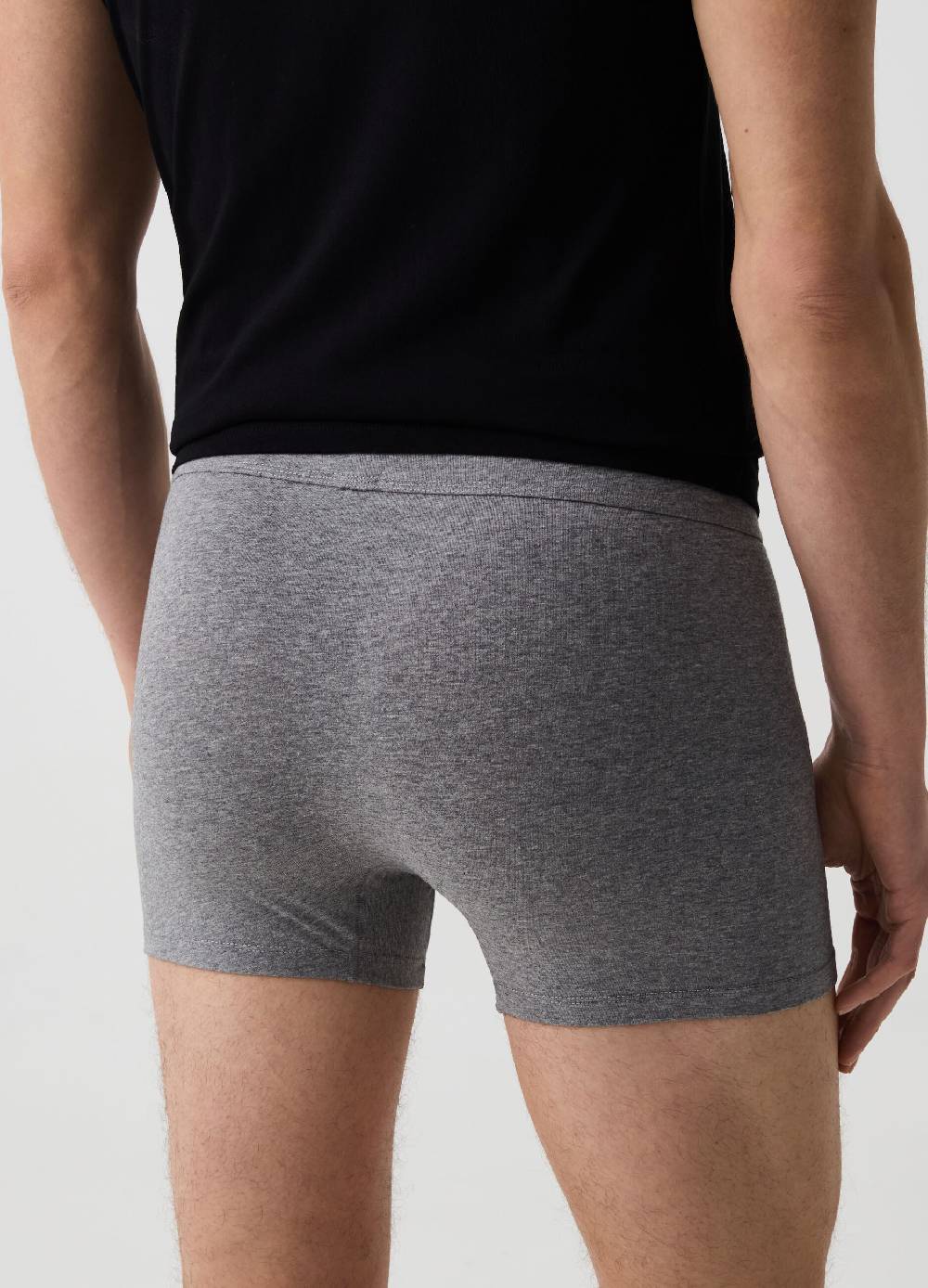 Ovs Bipack Boxer Midi In Cotone Supima Stretch