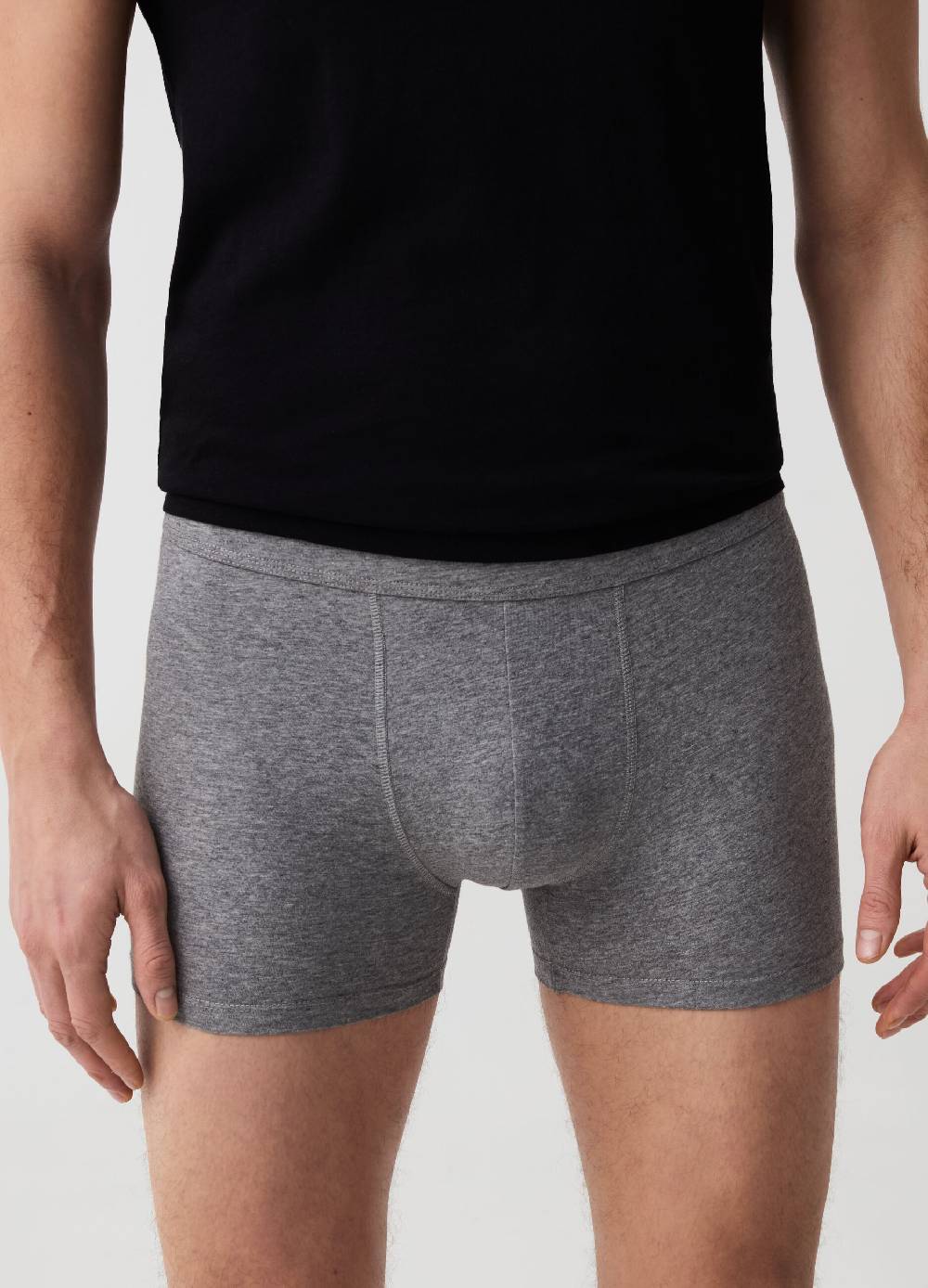Ovs Bipack Boxer Midi In Cotone Supima Stretch