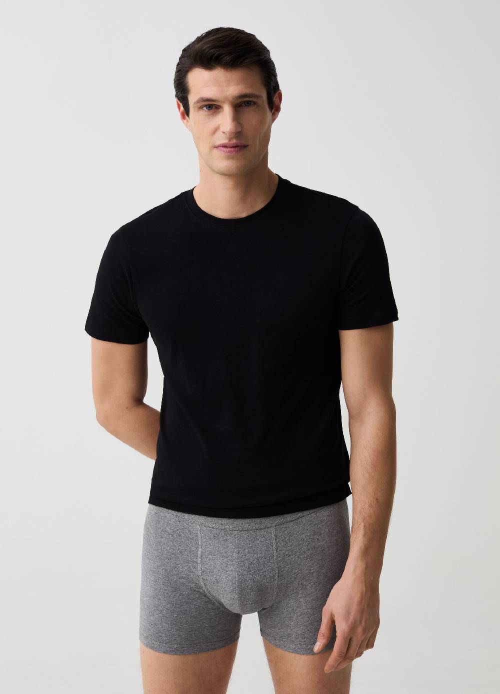 Ovs Bipack boxer midi in cotone Supima stretch