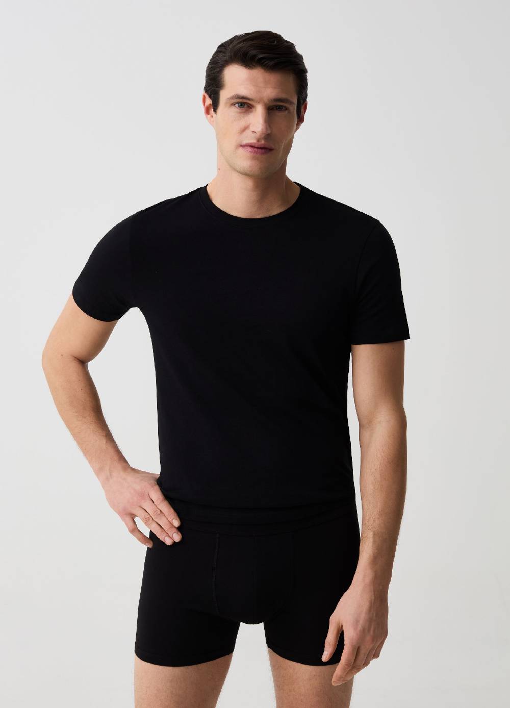Ovs Bipack boxer midi in cotone Supima stretch