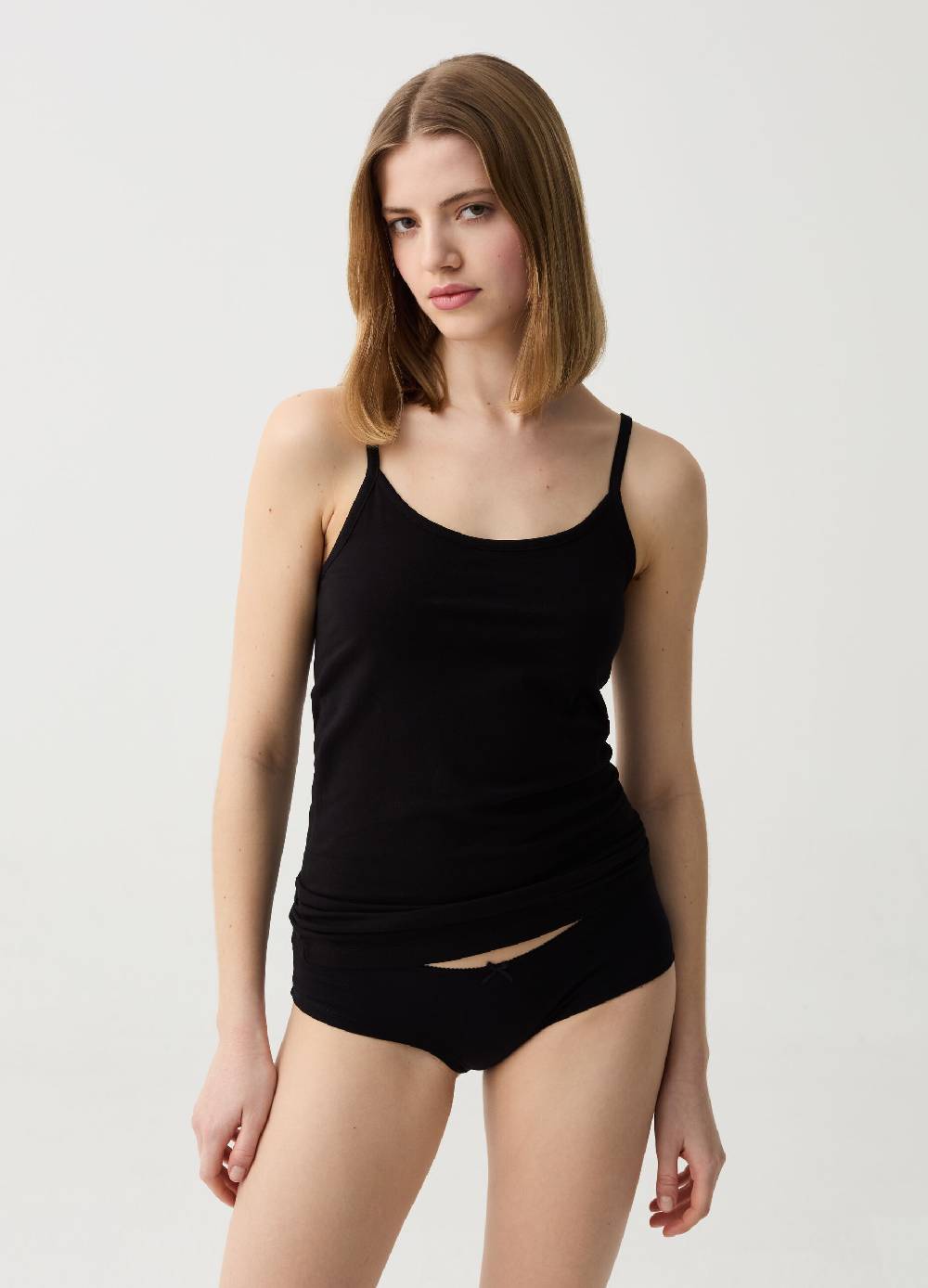 Ovs Bipack Canotte In Cotone Bio Stretch