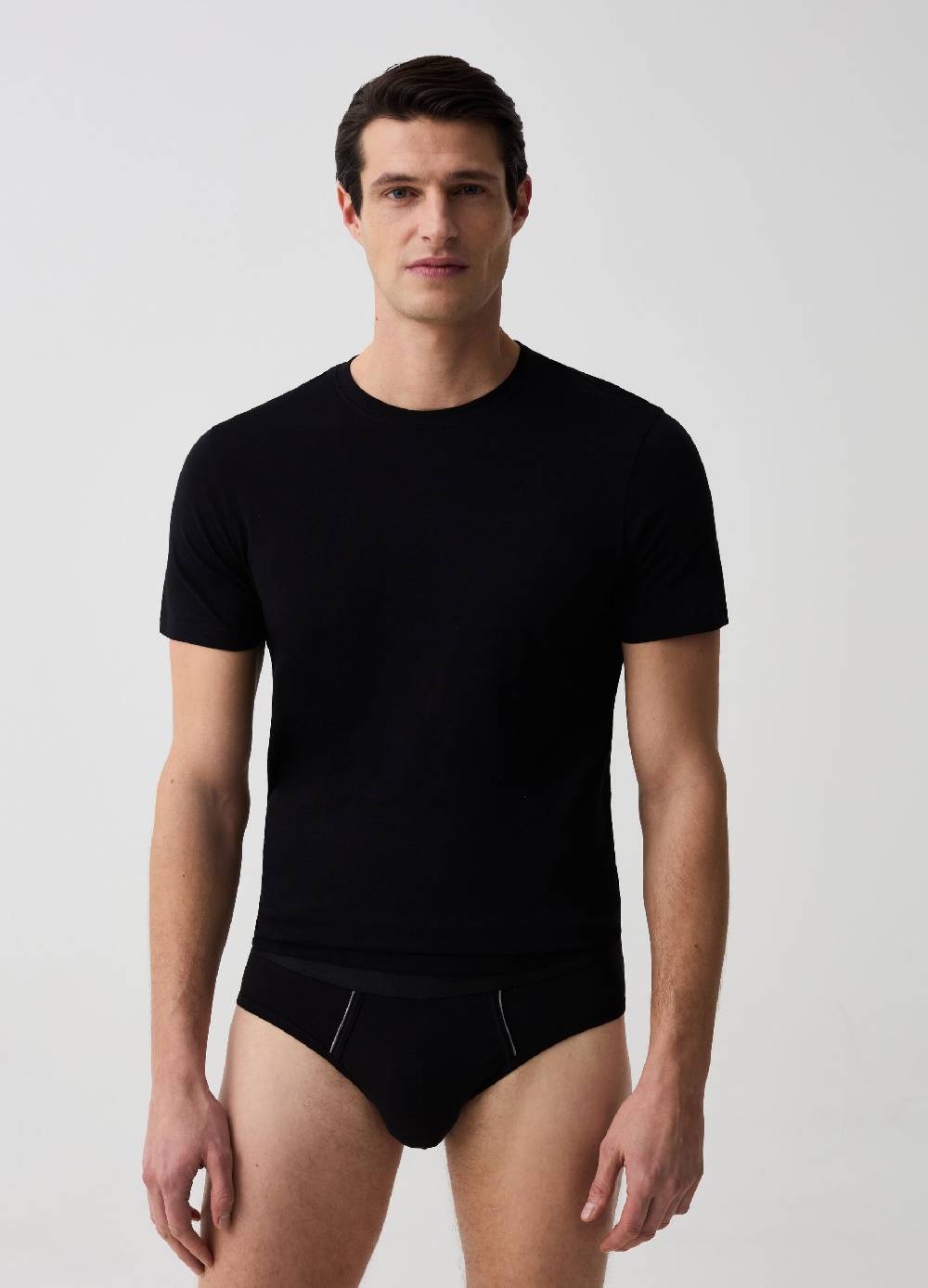 Ovs Bipack slip con piping a contrasto