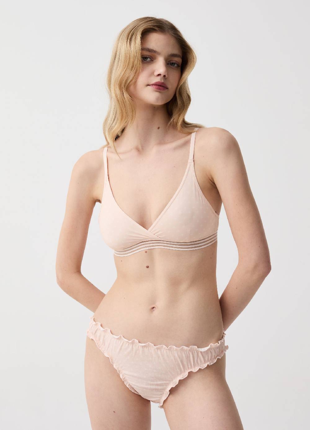 Ovs Bipack slip con profili arricciati