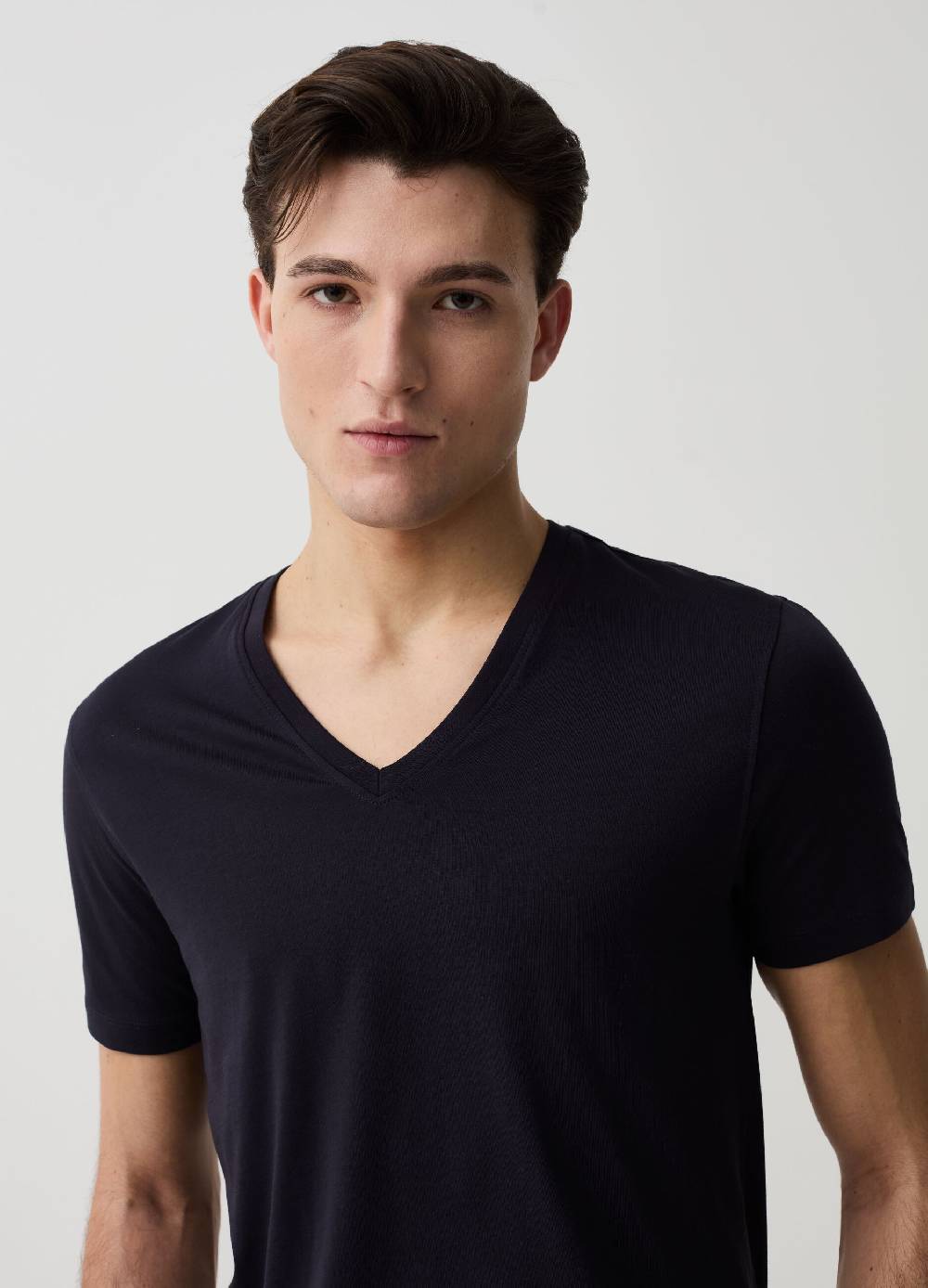 Ovs Bipack T-shirt Intime Con Scollo A V