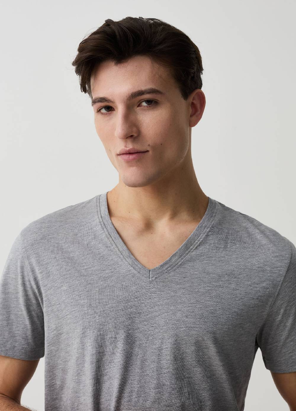 Ovs Bipack T-shirt Intime Con Scollo A V