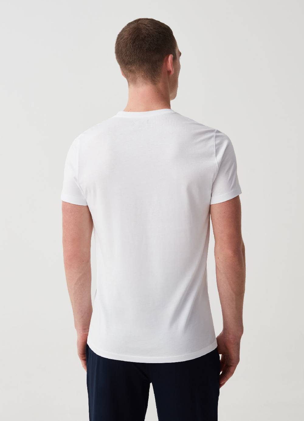 Ovs Bipack T-shirt Intime In Cotone Supima