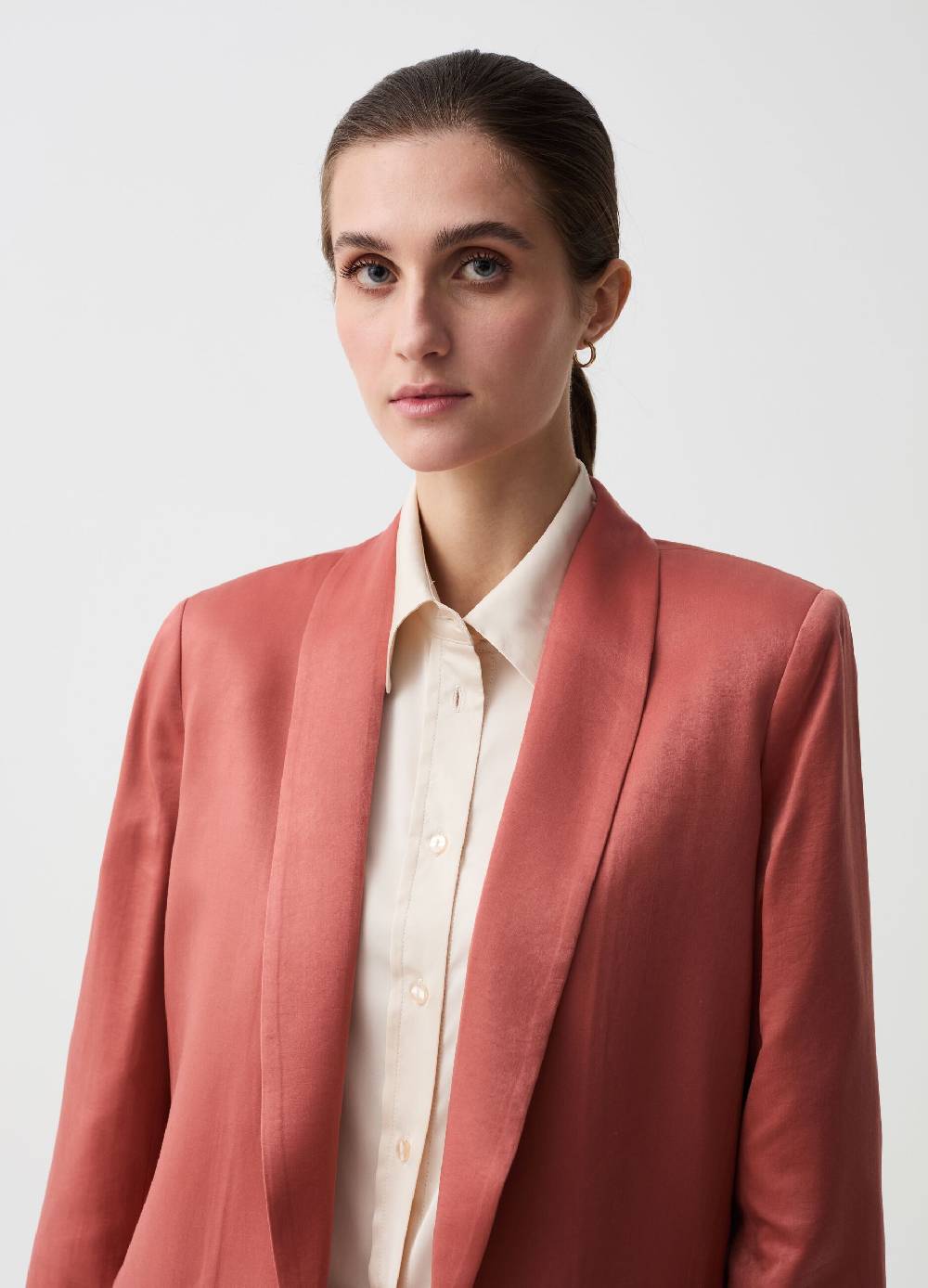 Ovs Blazer Aperto Con Maniche A Tre Quarti