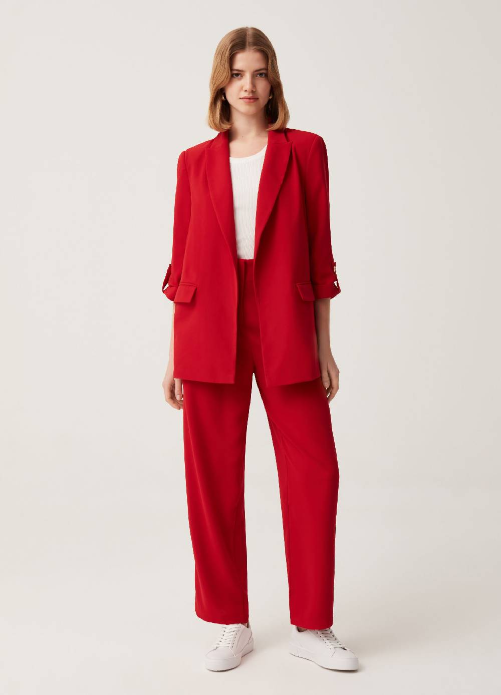 Ovs Blazer Con Maniche A Tre Quarti