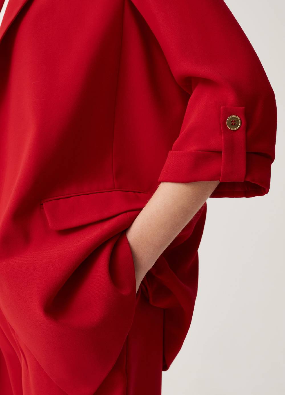 Ovs Blazer Con Maniche A Tre Quarti