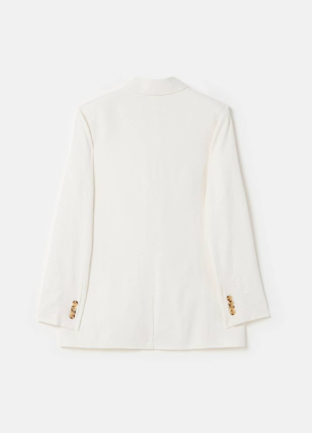 Ovs Blazer Doppiopetto In Lino E Viscosa