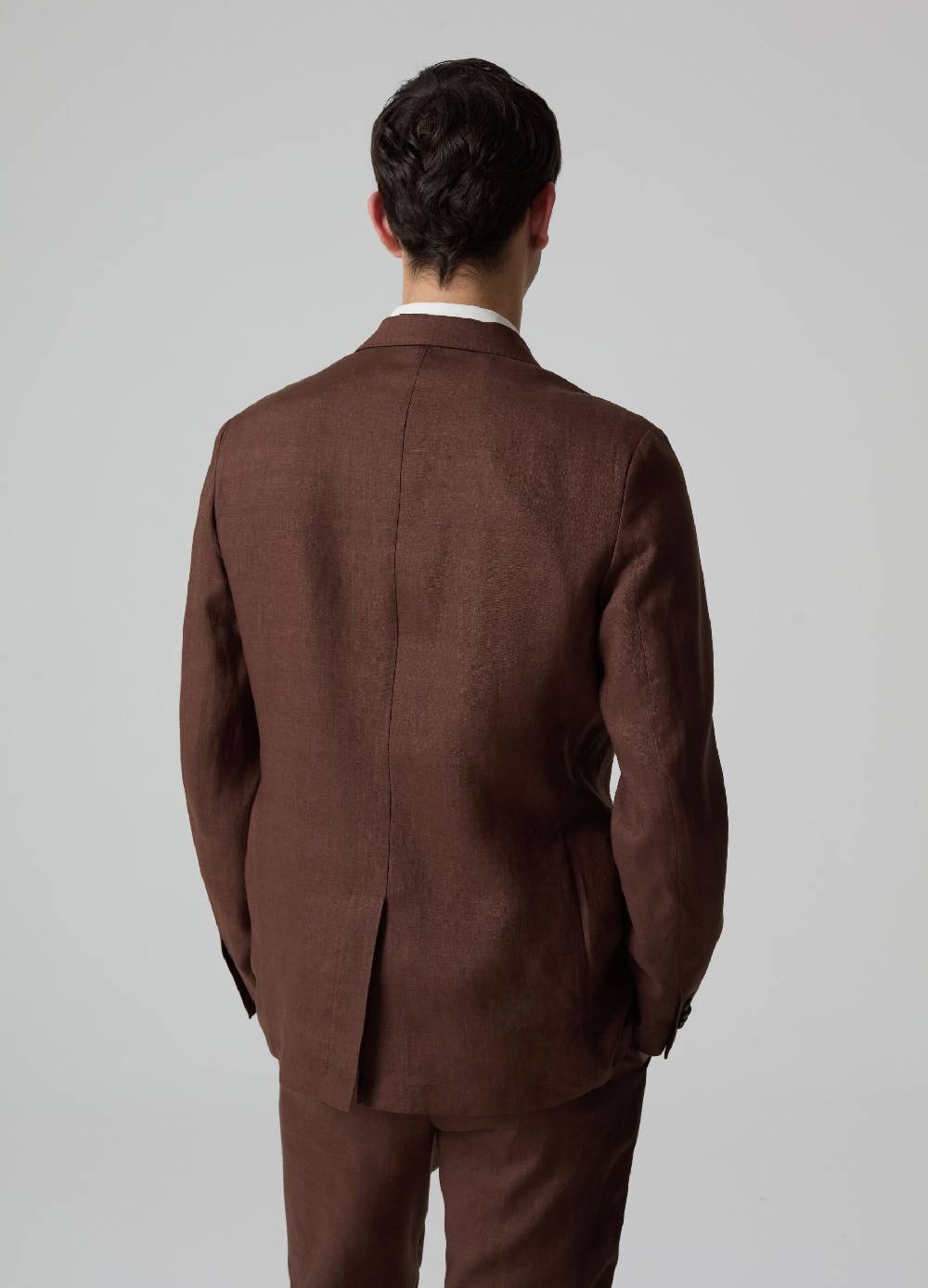 Ovs Blazer In Puro Lino PIOMBO
