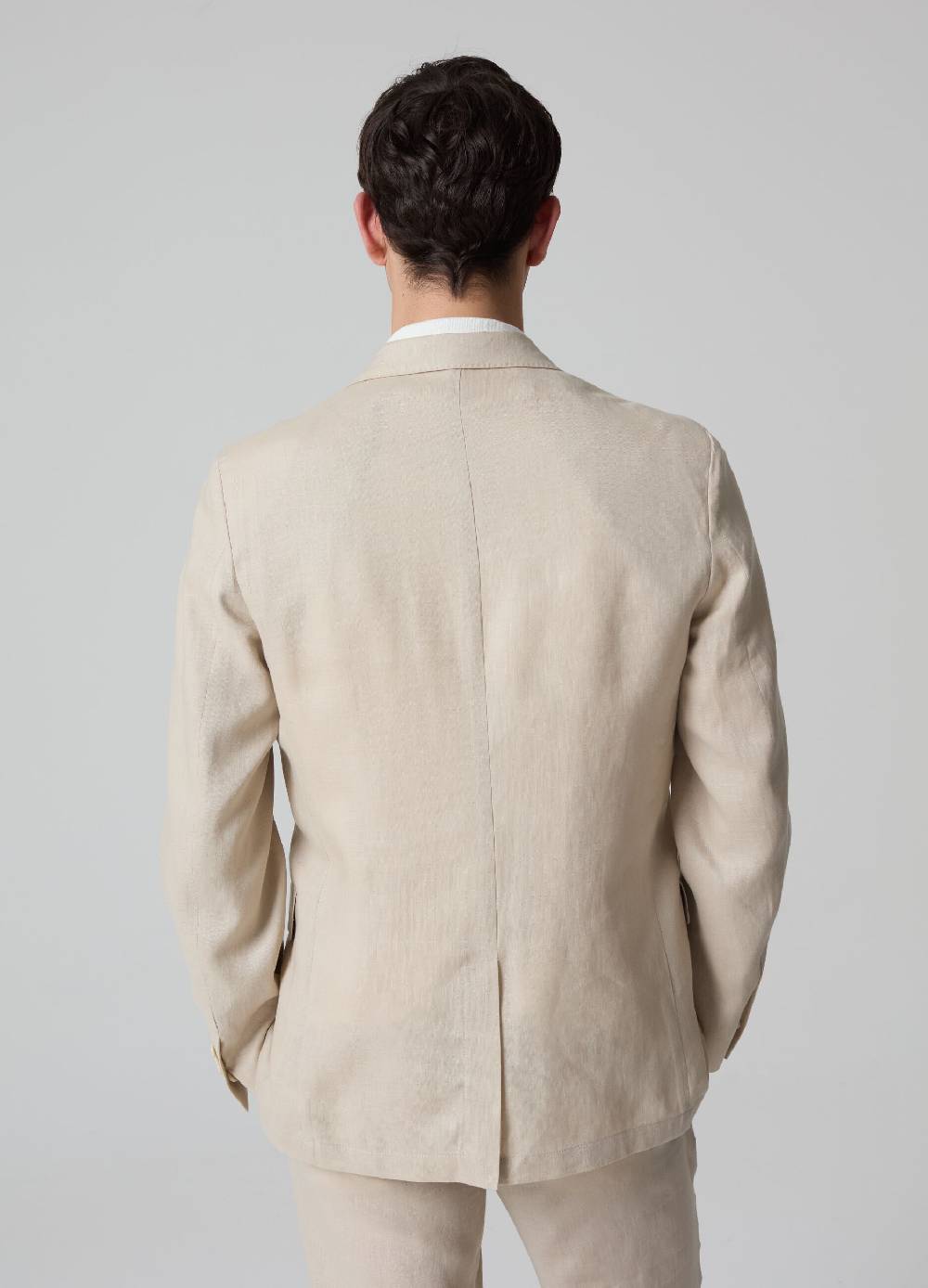 Ovs Blazer In Puro Lino PIOMBO