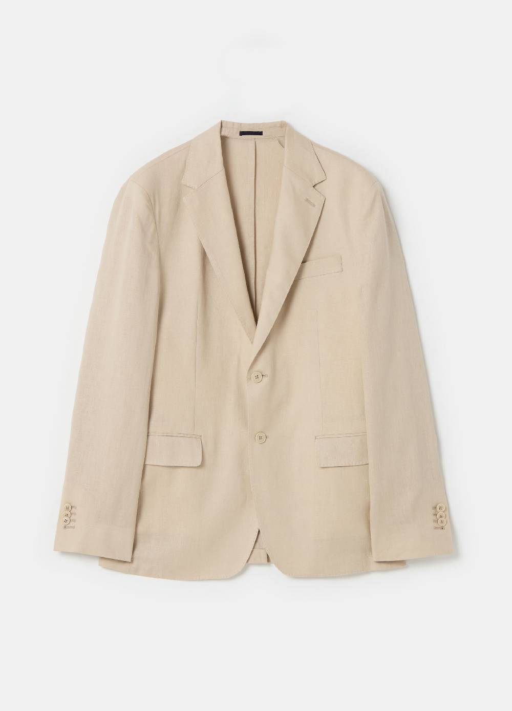 Ovs Blazer In Puro Lino PIOMBO