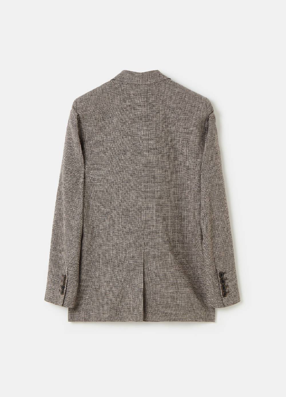 Ovs Blazer In Tessuto Misto Lino E Viscosa PIOMBO