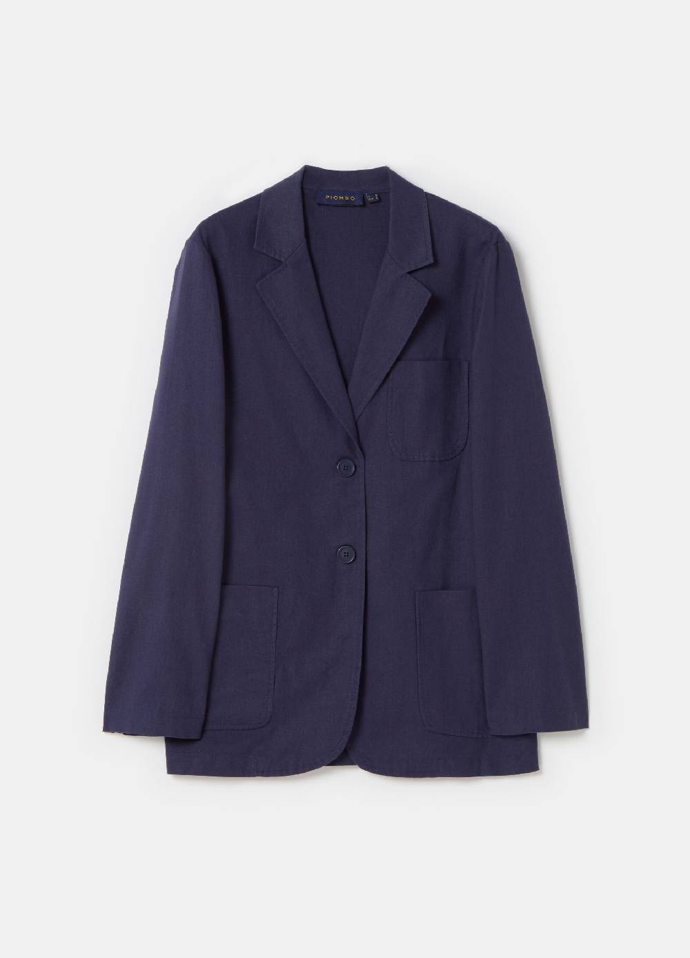Ovs Blazer Monopetto In Lino E Cotone