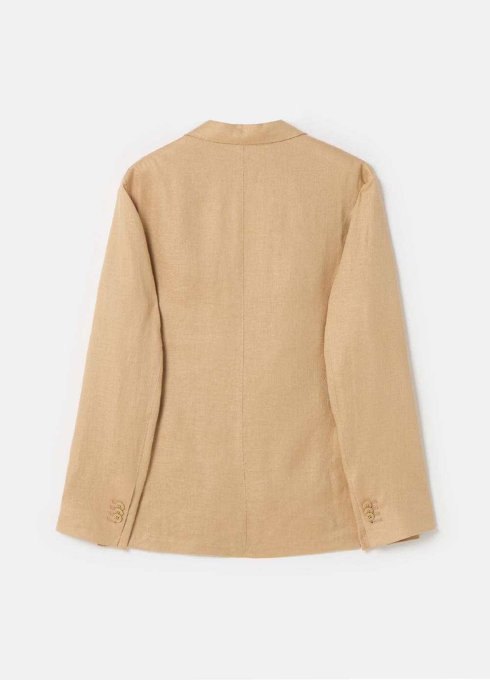 Ovs Blazer Monopetto In Lino PIOMBO