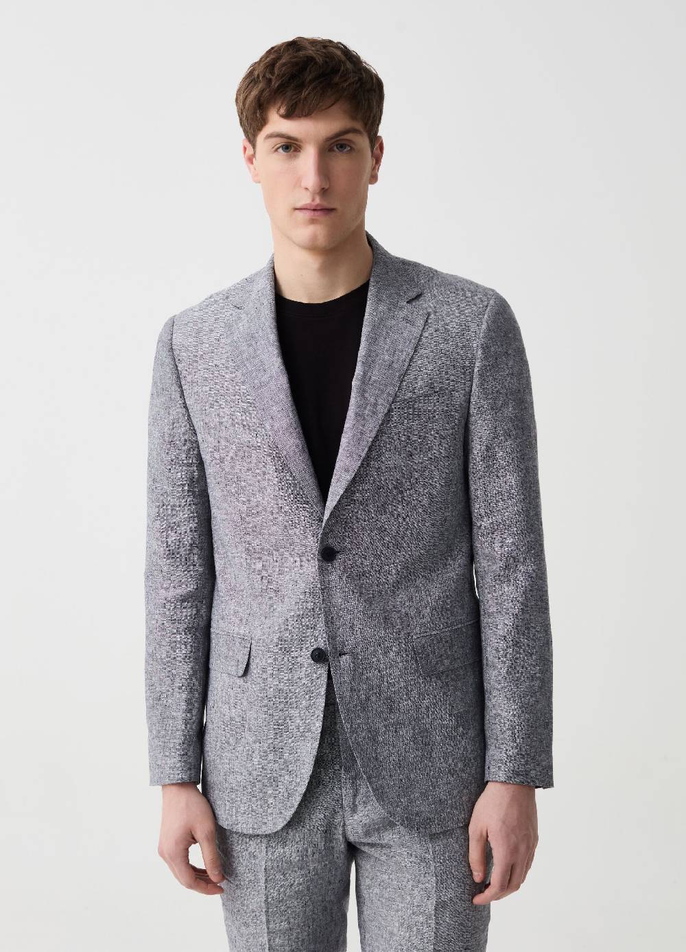 Ovs Blazer monopetto slim fit in lino