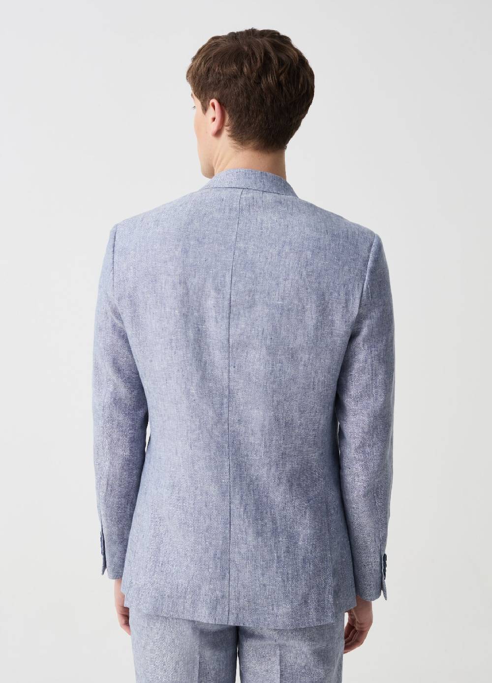Ovs Blazer Monopetto Slim Fit In Lino