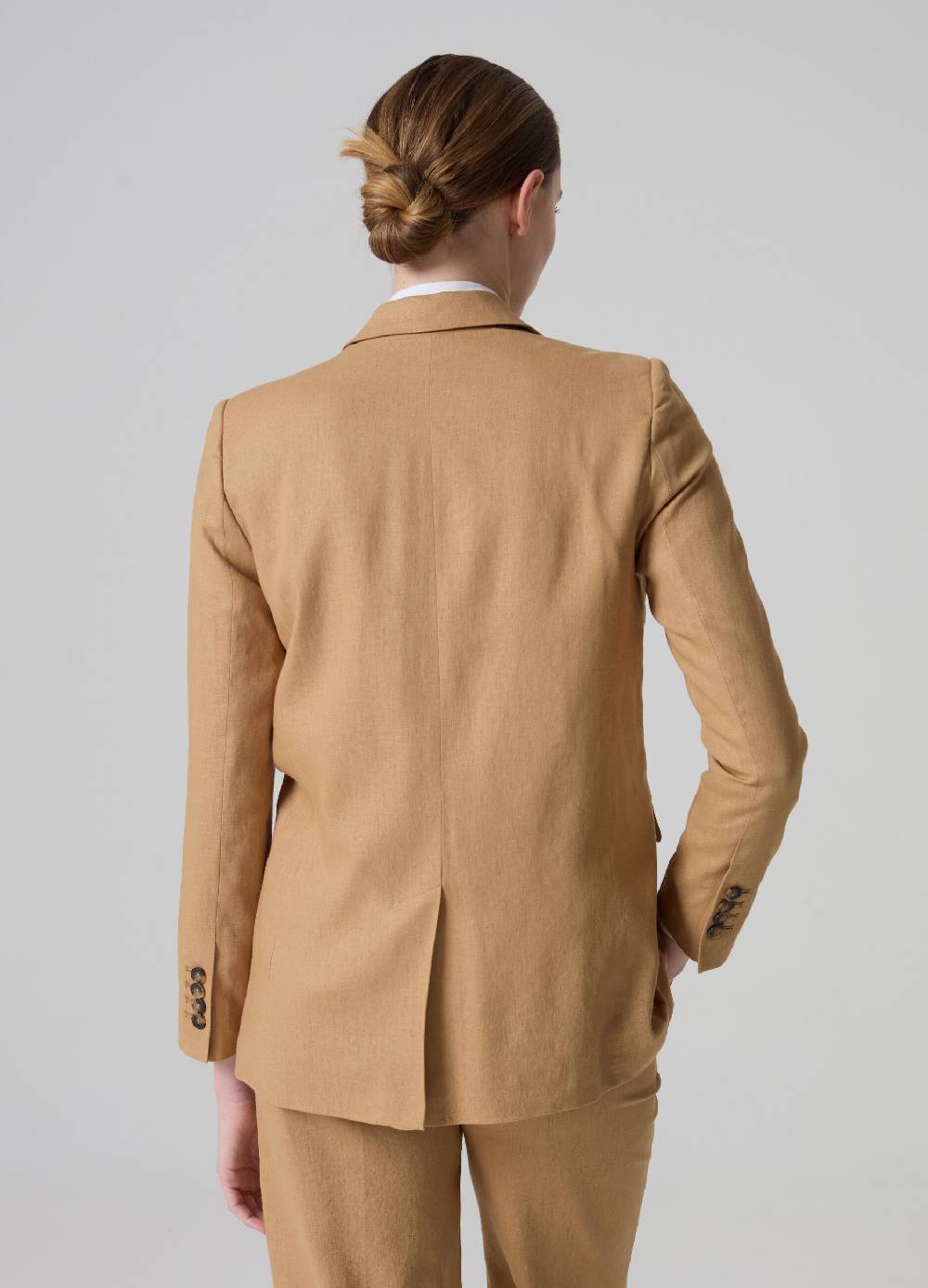 Ovs Blazer PIOMBO In Lino E Viscosa