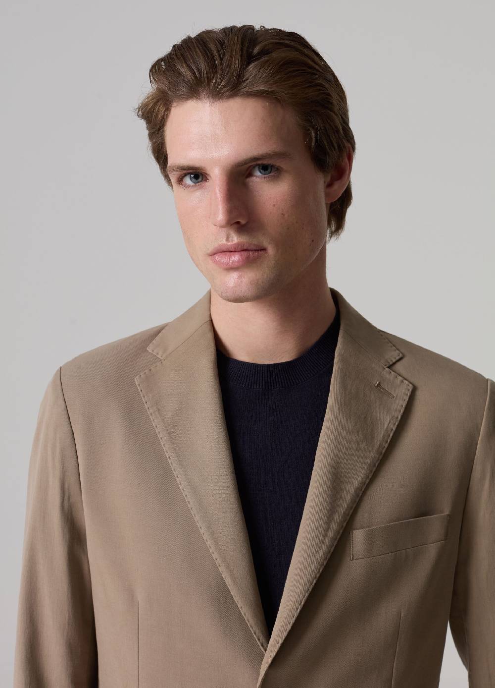 Ovs Blazer Slim Fit In Cotone E Lyocell
