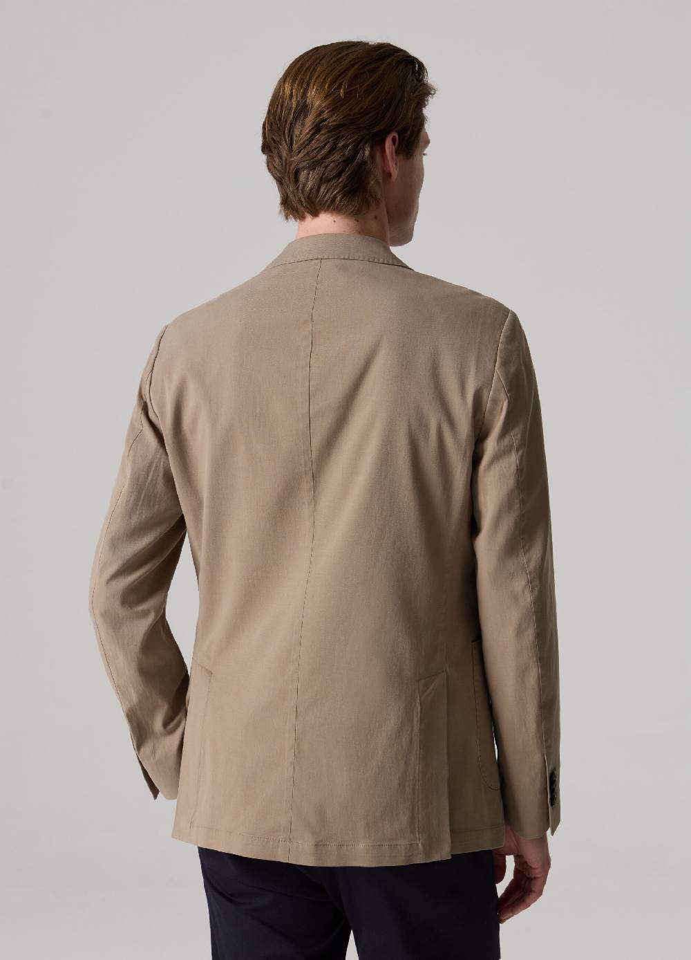 Ovs Blazer Slim Fit In Cotone E Lyocell