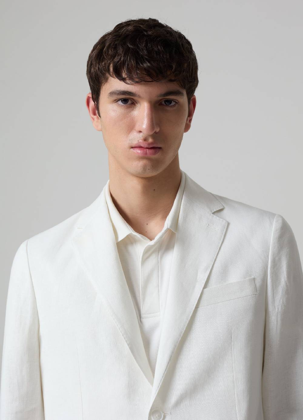Ovs Blazer Slim Fit In Puro Lino
