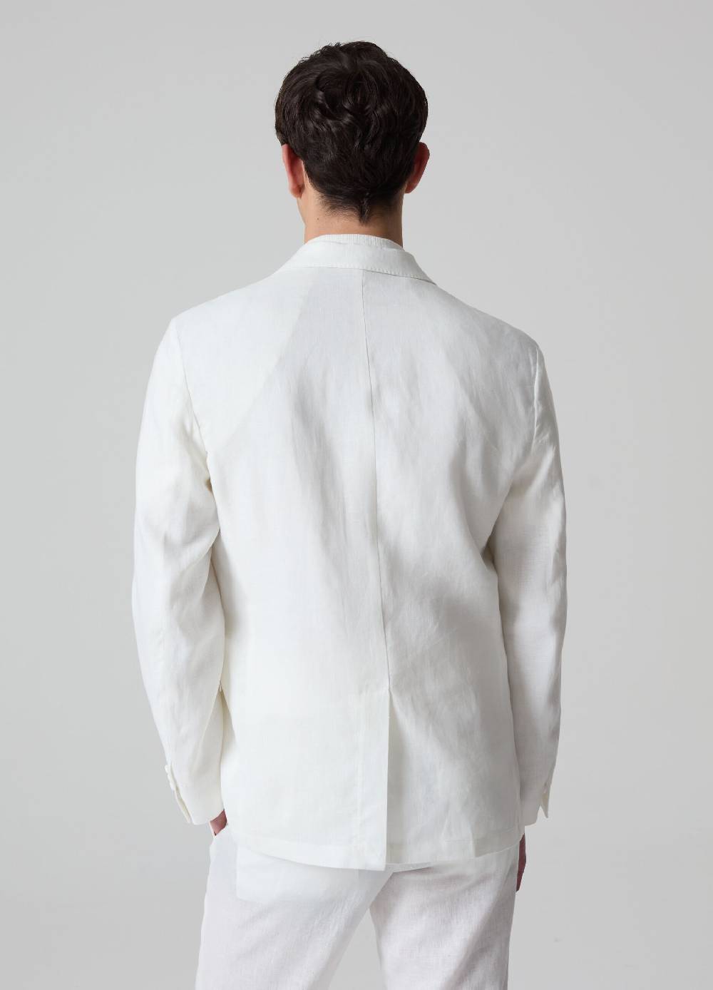 Ovs Blazer Slim Fit In Puro Lino