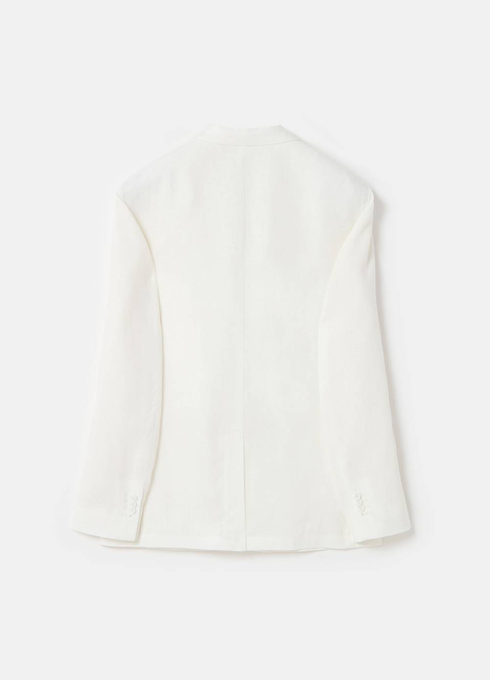 Ovs Blazer Slim Fit In Puro Lino