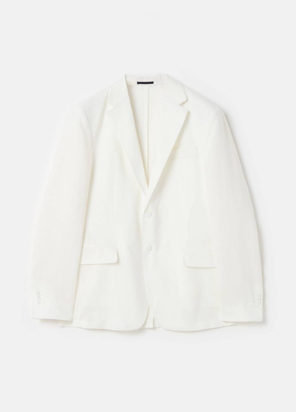 Ovs Blazer Slim Fit In Puro Lino