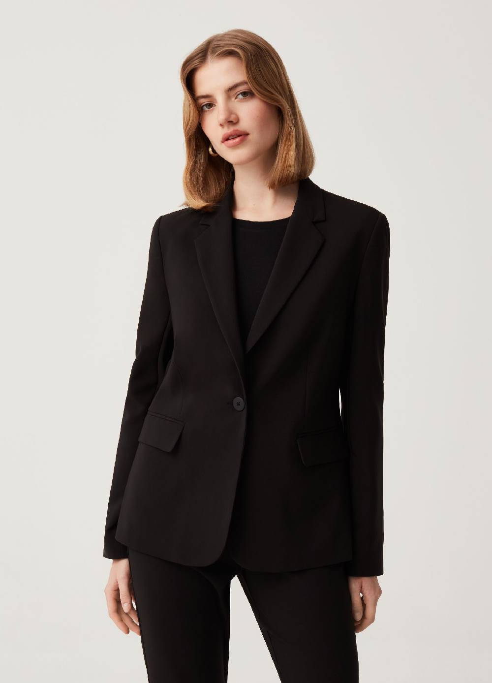 Ovs Blazer Slim Fit Tinta Unita