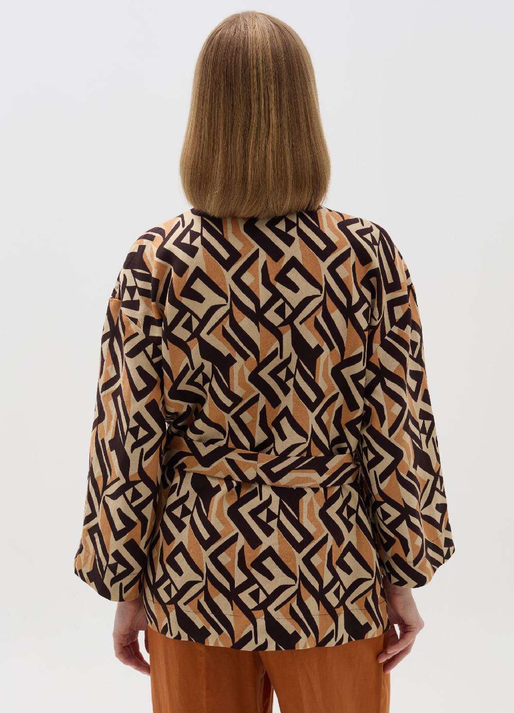 Ovs Blazer Stampato Con Cintura