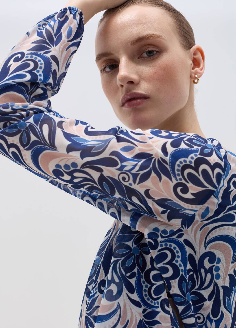 Ovs Blusa A Maniche Lunghe Fantasia