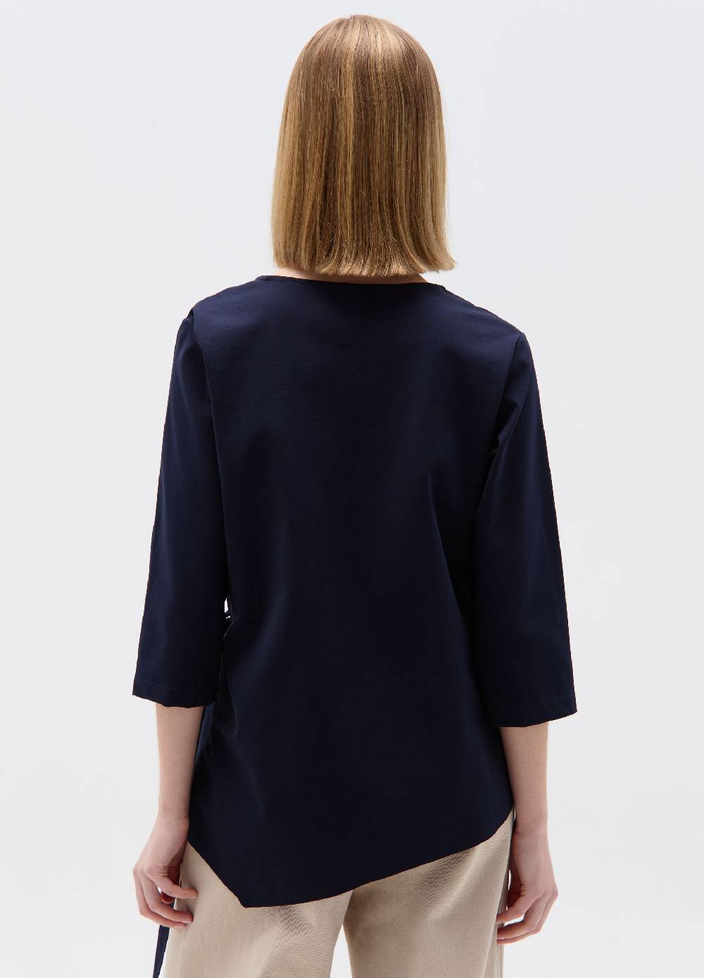 Ovs Blusa Asimmetrica Con Fiocco Laterale