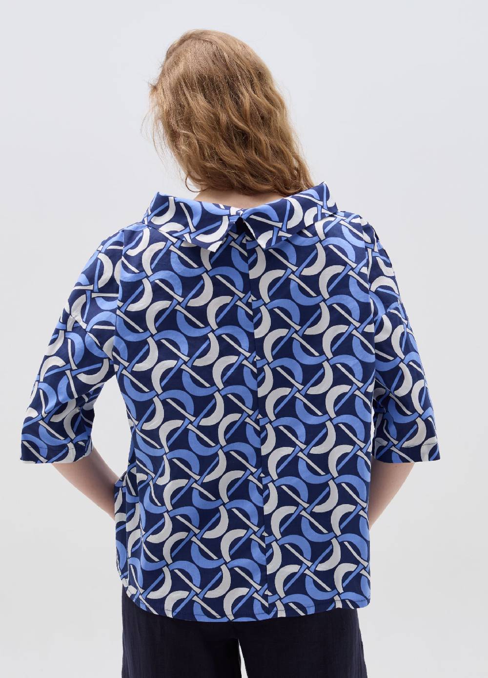 Ovs Blusa Con Collo Risvoltato Fantasia