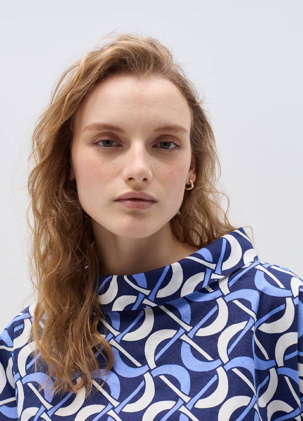 Ovs Blusa con collo risvoltato fantasia