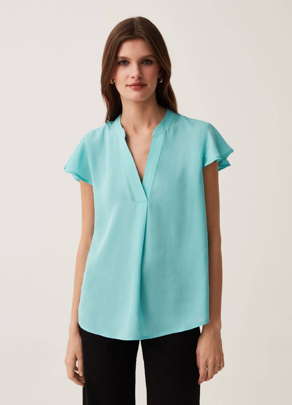 Ovs Blusa Con Maniche A Farfalla