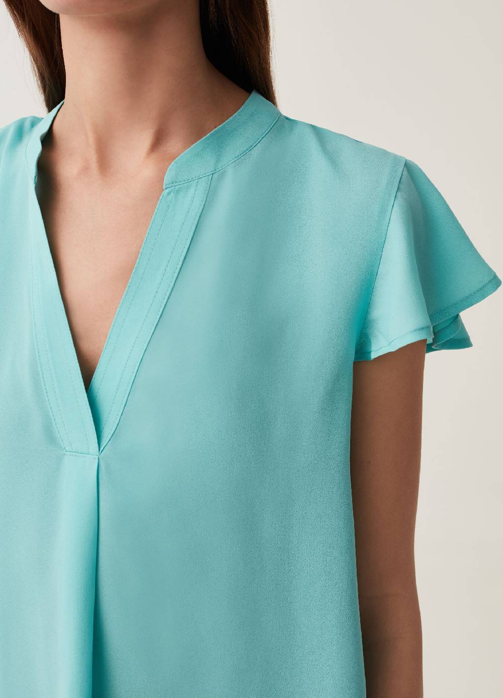 Ovs Blusa Con Maniche A Farfalla