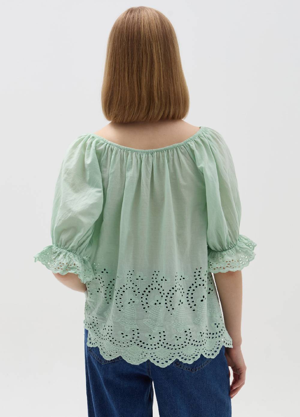 Ovs Blusa Con Ricami E Dettagli Traforati