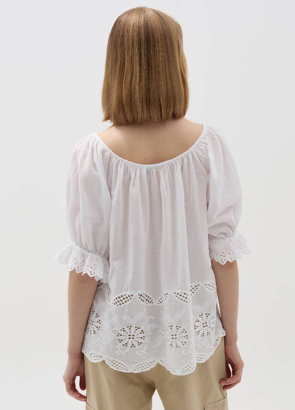 Ovs Blusa Con Ricami E Dettagli Traforati