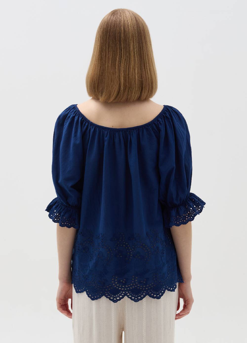 Ovs Blusa Con Ricami E Dettagli Traforati