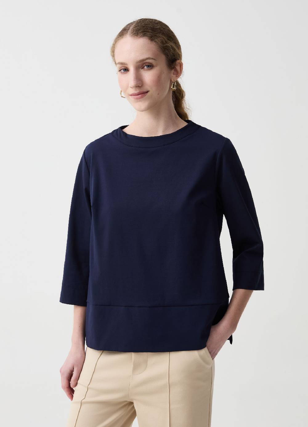 Ovs Blusa Con Spacchetti E Maniche A Tre Quarti