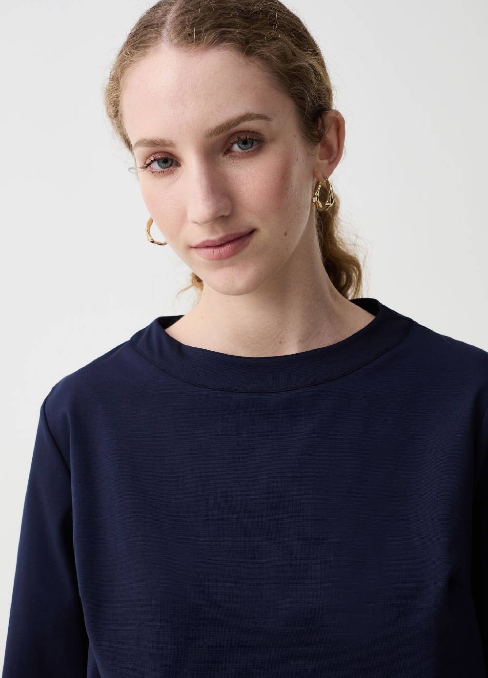 Ovs Blusa con spacchetti e maniche a tre quarti