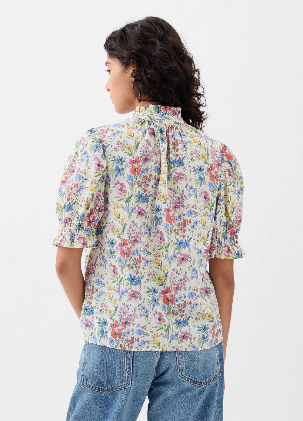 Ovs Blusa Floreale Con Maniche A Palloncino
