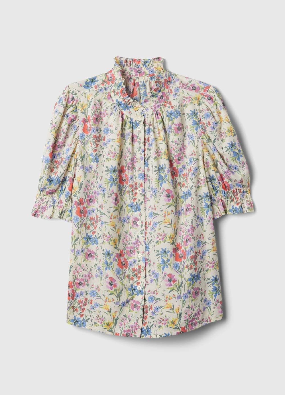 Ovs Blusa Floreale Con Maniche A Palloncino