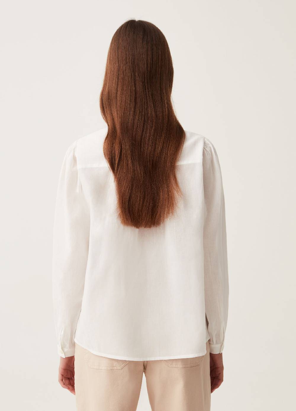 Ovs Blusa In Cotone Con Inserto Crochet